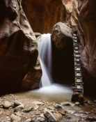 Waterfall, Kanarra Canyon, Utah (4x5)